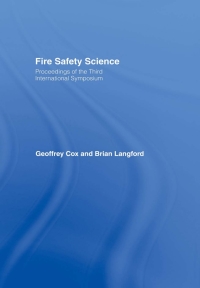 Imagen de portada: Fire Safety Science 1st edition 9781851667192