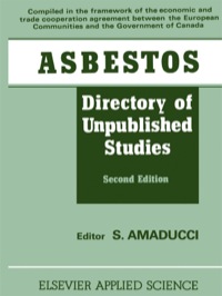 Imagen de portada: Asbestos 1st edition 9781851660735