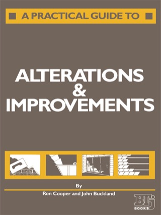 Cover image: A Practical Guide to Alterations and Improvements 1st edition 9781138405332
