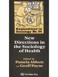 Imagen de portada: New Directions In The Sociology Of Health 1st edition 9781138421691