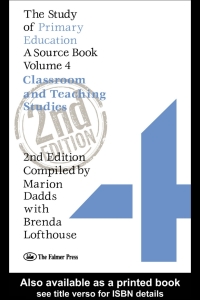 Cover image: The Study Of Primary Education 1st edition 9781850007388