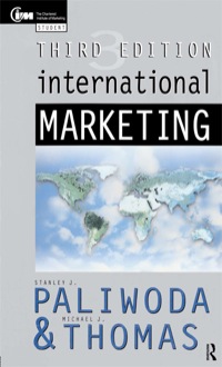 Cover image: International Marketing 3rd edition 9780750622417