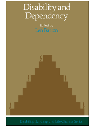Imagen de portada: Disability And Dependency 1st edition 9781850006176