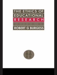 Imagen de portada: The Ethics Of Educational Research 1st edition 9781138157217