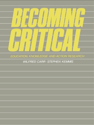 Cover image: Becoming Critical 1st edition 9781850000891