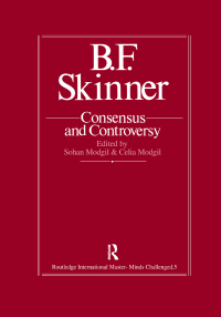 Cover image: B.F. Skinner: Consensus And Controversy 1st edition 9781850000266