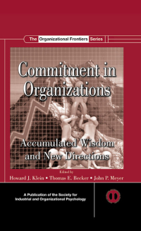 Cover image: Commitment in Organizations 1st edition 9780415846691