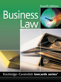 Imagen de portada: Cavendish: Business Lawcards 1st edition 9781845680220