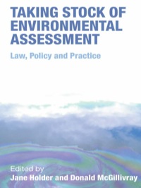 Imagen de portada: Taking Stock of Environmental Assessment 1st edition 9781844721009