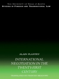 Cover image: International Negotiation in the Twenty-First Century 1st edition 9781844720491