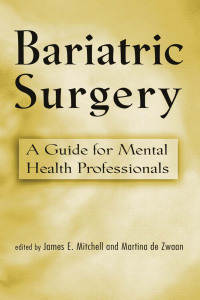 Imagen de portada: Bariatric Surgery 1st edition 9780415949668