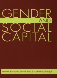 Cover image: Gender and Social Capital 1st edition 9780415950220