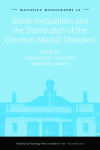 Imagen de portada: Social Inequalities and the Distribution of the Common Mental Disorders 1st edition 9781138871960