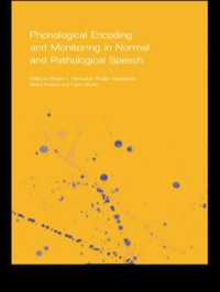 صورة الغلاف: Phonological Encoding and Monitoring in Normal and Pathological Speech 1st edition 9781138877443