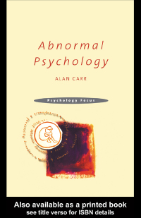 صورة الغلاف: Abnormal Psychology 1st edition 9781841692425