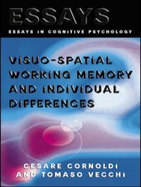 Immagine di copertina: Visuo-spatial Working Memory and Individual Differences 1st edition 9781138877429