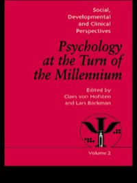 صورة الغلاف: Psychology at the Turn of the Millennium, Volume 2 1st edition 9781138883147