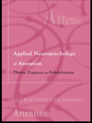 Cover image: Applied Neuropsychology of Attention 1st edition 9781841691886