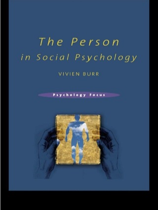 Cover image: The Person in Social Psychology 1st edition 9781841691817
