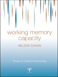 Titelbild: Working Memory Capacity 1st edition 9781138006041