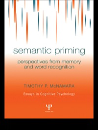 Imagen de portada: Semantic Priming 1st edition 9781841690797