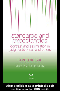 Imagen de portada: Standards and Expectancies 1st edition 9781138006003