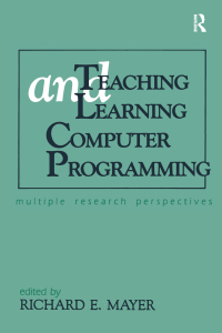 Titelbild: Teaching and Learning Computer Programming 1st edition 9780805800739