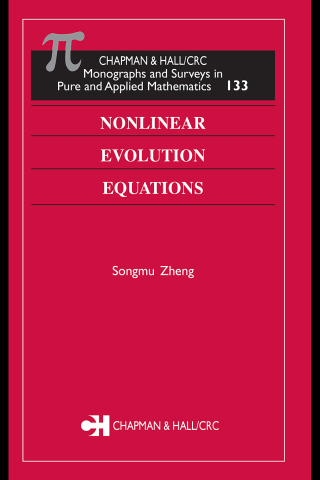 Cover image: Nonlinear Evolution Equations 1st edition 9780367844721