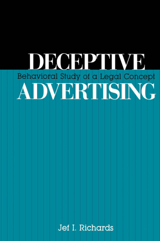Imagen de portada: Deceptive Advertising 1st edition 9781138990623