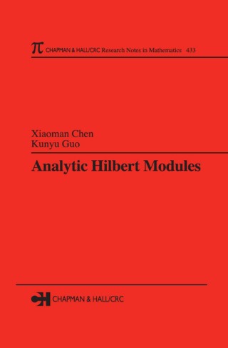 Immagine di copertina: Analytic Hilbert Modules 1st edition 9781584883999