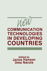 表紙画像: New Communication Technologies in Developing Countries 1st edition 9780805808469