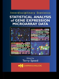 Cover image: Statistical Analysis of Gene Expression Microarray Data 1st edition 9781584883272