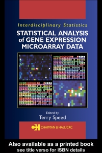 Cover image: Statistical Analysis of Gene Expression Microarray Data 1st edition 9781584883272