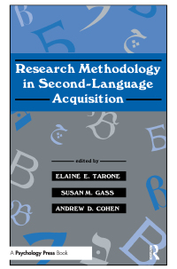 Imagen de portada: Research Methodology in Second-Language Acquisition 1st edition 9780805814231