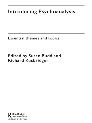 Imagen de portada: Introducing Psychoanalysis 1st edition 9781583918883