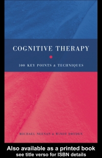 Titelbild: Cognitive Therapy 1st edition 9781583918586