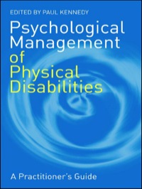 Omslagafbeelding: Psychological Management of Physical Disabilities 1st edition 9781583917121