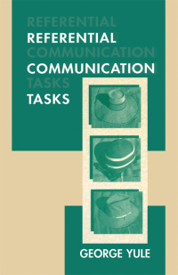 Imagen de portada: Referential Communication Tasks 1st edition 9780805820041