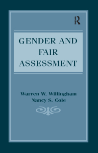 Cover image: Gender and Fair Assessment 1st edition 9780805823318
