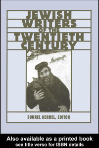 Cover image: The Routledge Encyclopedia of Jewish Writers of the Twentieth Century 1st edition 9780415876414
