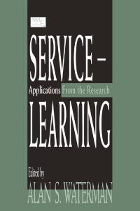 Imagen de portada: Service-learning 1st edition 9780805825350