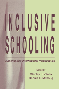 Imagen de portada: Inclusive Schooling 1st edition 9781138972483