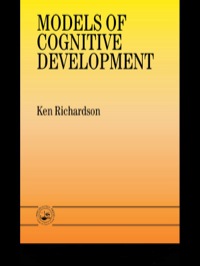 Imagen de portada: Models Of Cognitive Development 1st edition 9780863778520