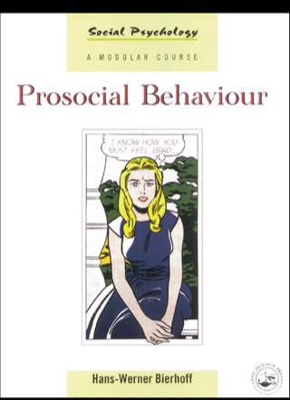 Cover image: Prosocial Behaviour 1st edition 9780863777745