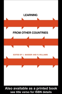 Cover image: Learning from Other Countries: The Cross-National Dimension in Urban Policy Making 1st edition 9780860942108