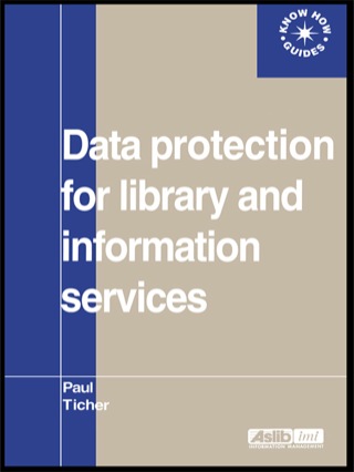 Cover image: Data Protection for Library and Information Services 1st edition 9780851424675