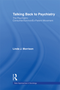 صورة الغلاف: Talking Back to Psychiatry 1st edition 9780415804899
