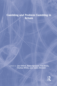 Titelbild: Gambling and Problem Gambling in Britain 1st edition 9781583919224