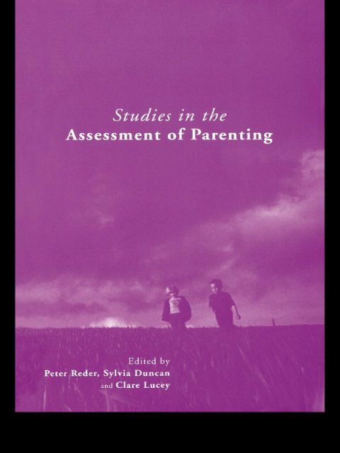 Studies in the Assessment of Parenting, 1st Edition - FULL INSTANT DOWNLOAD | PDF DOCX EPUB