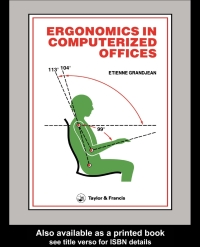 Cover image: Ergonomics In Computerized Offices 1st edition 9780850663501